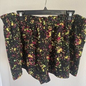 Xhilaration Multicolored Elastic Waistband Shorts - Size XXL